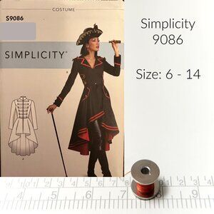 Costume Simplicity S9086 Sewing Pattern | Sew Women's Misses Halloween Outfit |